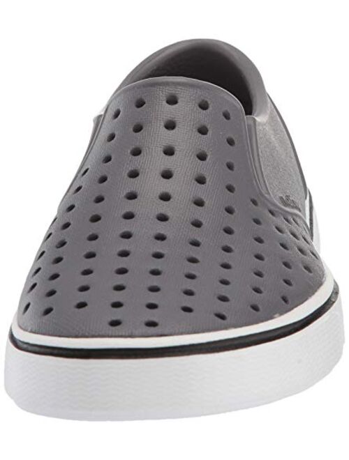 Native Kids Shoes Boy's Miles Slip-On (Toddler/Little Kid) Dublin Grey/Shell White 9 Toddler M