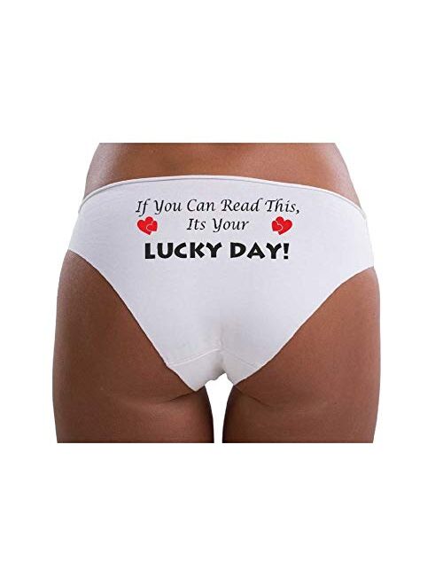 Buy MySexyShorts Naughty Flirty Women's Underwear, Seamless Cotton Bikini Panties  Briefs, Funny Printing Gag Gifts online