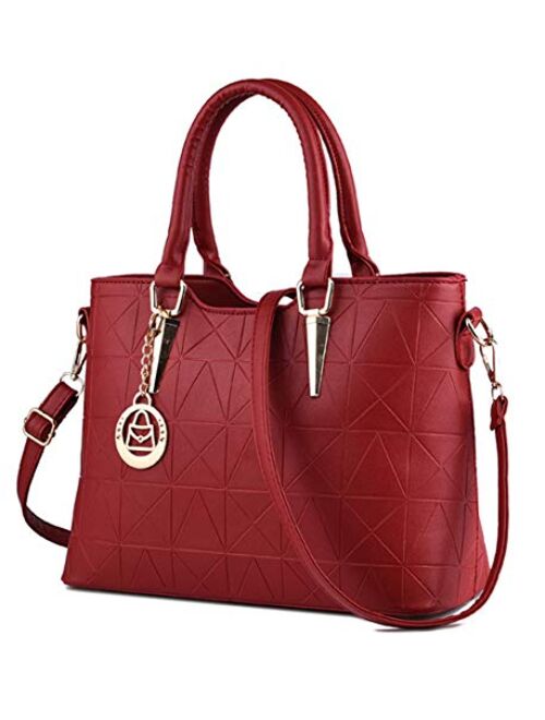 JHVYF Women Claissic Top Handle Handbag Crossbody Casual Purse Satchel Tote