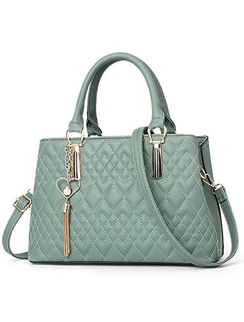 JHVYF Women Claissic Top Handle Handbag Crossbody Casual Purse Satchel Tote