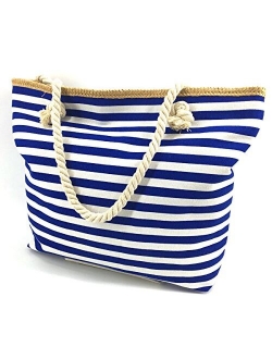 We We Large Straw Beach Bag Duffel Bags Waterproof Canvas Tote Hand Bag for Women Girls