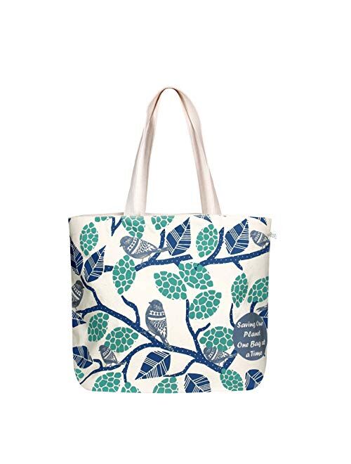 EcoRight Large Canvas Tote Bag for Women, Beach Bags and Totes for Women, Girls