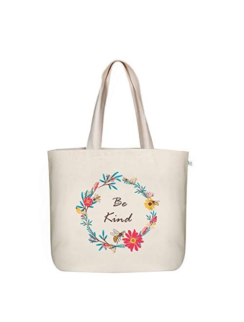 EcoRight Large Canvas Tote Bag for Women, Beach Bags and Totes for Women, Girls