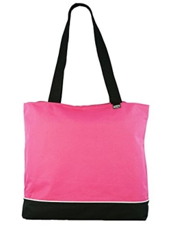 Shoulder Tote Bag with Zipper