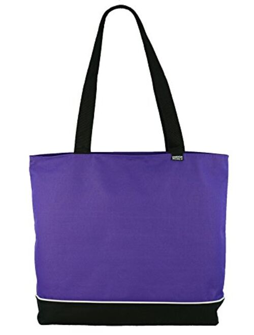 Shoulder Tote Bag with Zipper