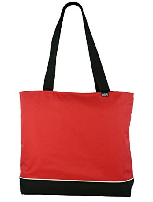 Shoulder Tote Bag with Zipper