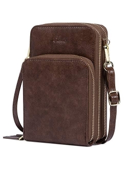 Small Crossbody Bag for Women Leather Cellphone Shoulder Purses Fashion Travel Designer Wallet