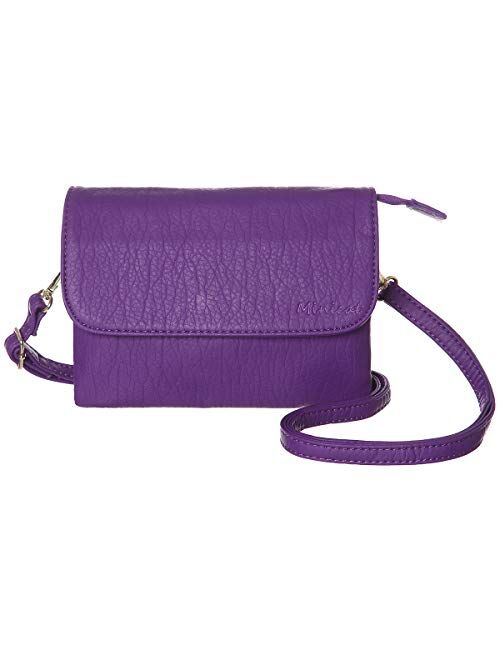 MINICAT Crossbody Purse Bulit in Wallet Small Crossbody Bags Pocketbooks for Women