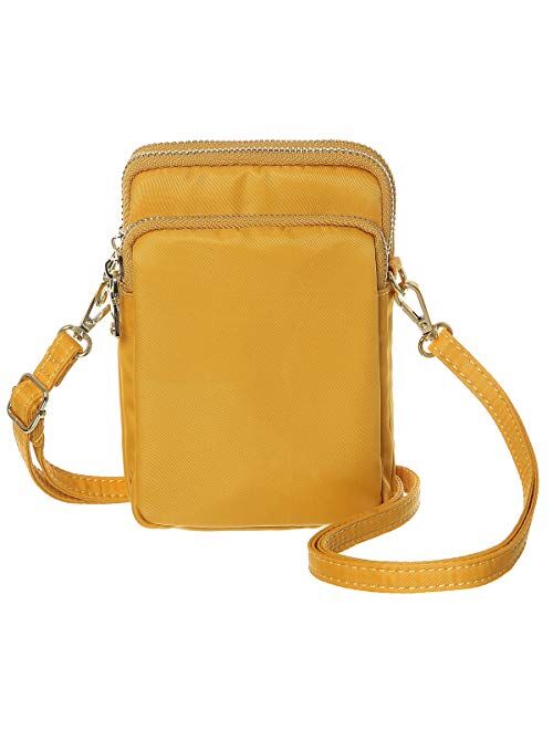 MINICAT Nylon Small Crossbody Bags RFID Blocking Card Slots Cell Phone Purse Wallet for Women