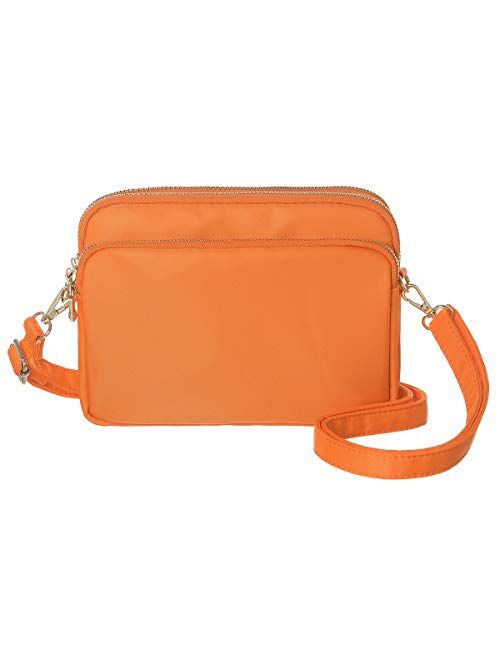 MINICAT Nylon Small Crossbody Bags RFID Blocking Card Slots Cell Phone Purse Wallet for Women