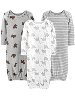 Baby 3-Pack Cotton Sleeper Gown