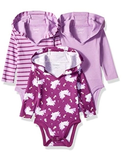 Ultimate Baby Flexy 3 Pack Hoodie Bodysuits