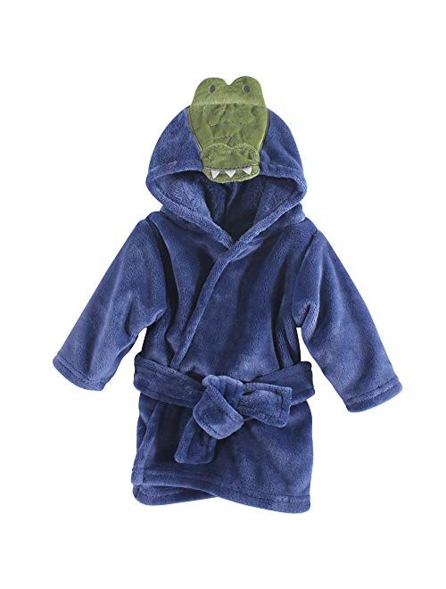 Hudson Baby Unisex Baby Plush Animal Face Robe