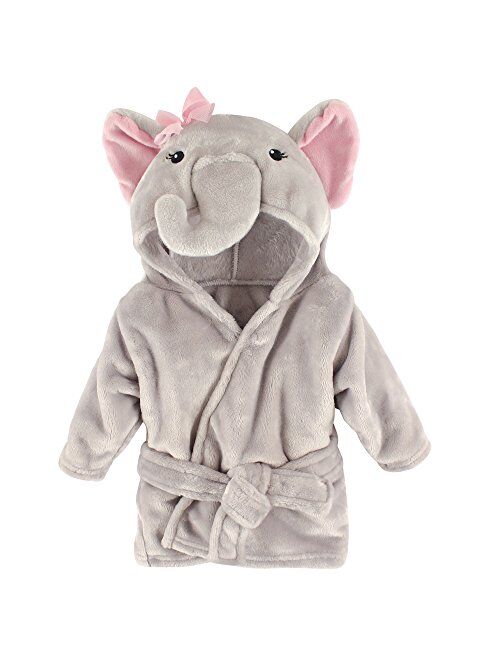 Hudson Baby Unisex Baby Plush Animal Face Robe