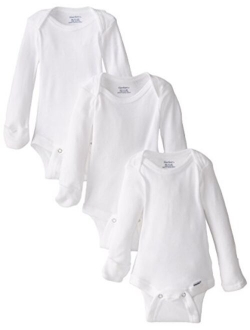 Gerber Baby 3-Pack Or 6-Pack Long-Sleeve Mitten-Cuff Onesies Bodysuit