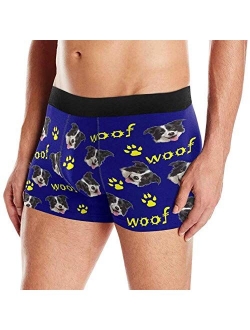 Personalized Wife Face On Men's Underwear Pouch Breathable Boxer Briefs Shorts with Photo