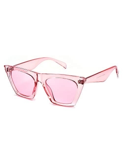 Mosanana Square Cateye Sunglasses for Women Fashion Trendy Style MS51801