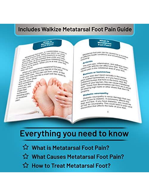 Metatarsal Pads | Metatarsal Pads for Women | Ball of Foot Cushions (2 Pairs Foot Pads) All Day Pain Relief and Comfort One Size Fits Shoe Inserts for Women