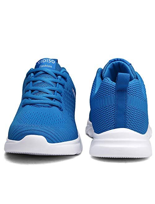 XIDISO Mens Walking Shoes Women Running Shoe Lightweight Breathable Sport Gym Cross Training Sneakers