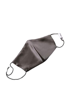 ROSEWARD 100% Mulberry Silk Face Mouth Mask with Filter Pocket Adjustable