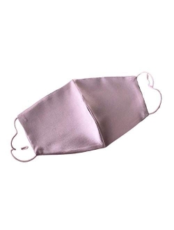 ROSEWARD 100% Mulberry Silk Face Mouth Mask with Filter Pocket Adjustable