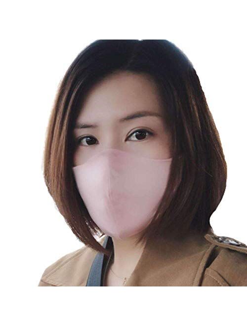 ROSEWARD 100% Mulberry Silk Face Mouth Mask with Filter Pocket Adjustable