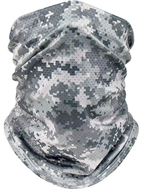 Cooling Neck Gaiter Face Mask,Dust Face Cover, Breathable/Reusable Bandana for Men and Women