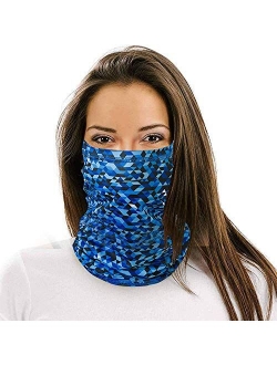 12 in 1 Multifunctional Neck Gaiter,Face Scarf Headwear for Unisex Men & Women