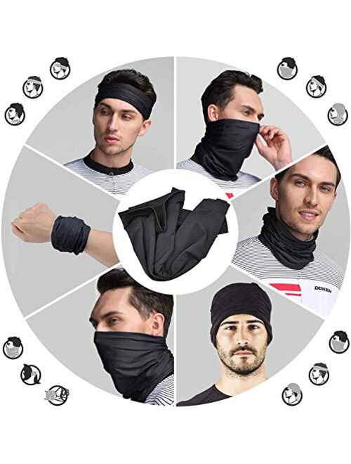 12 in 1 Multifunctional Neck Gaiter,Face Scarf Headwear for Unisex Men & Women