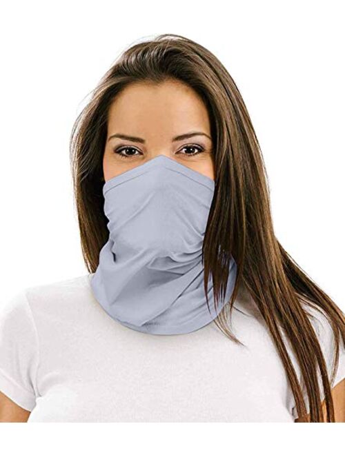 12 in 1 Multifunctional Neck Gaiter,Face Scarf Headwear for Unisex Men & Women