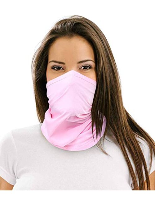 12 in 1 Multifunctional Neck Gaiter,Face Scarf Headwear for Unisex Men & Women