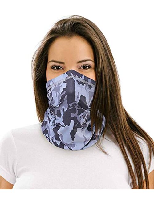 12 in 1 Multifunctional Neck Gaiter,Face Scarf Headwear for Unisex Men & Women