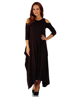 Simply Ravishing Rayon Span Maxi Boho Harem Various Style Dress (Size: Small - 5X)