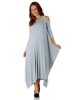 Simply Ravishing Rayon Span Maxi Boho Harem Various Style Dress (Size: Small - 5X)