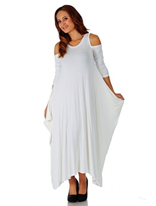 Simply Ravishing Rayon Span Maxi Boho Harem Various Style Dress (Size: Small - 5X)