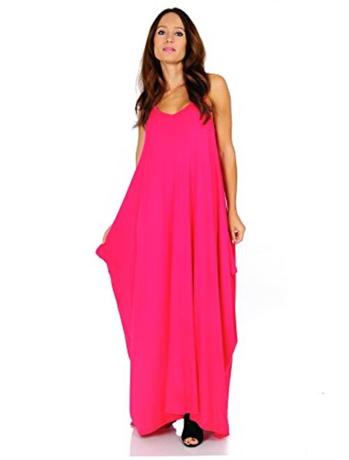 Simply Ravishing Rayon Span Maxi Boho Harem Various Style Dress (Size: Small - 5X)