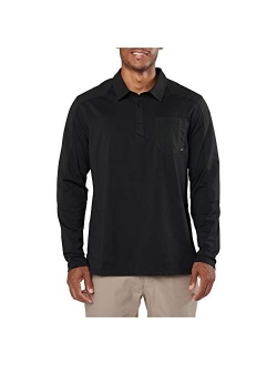 5.11 Tactical Men's Artillery Long Sleeve Polo, Patented Pen Pocket, Style 72125