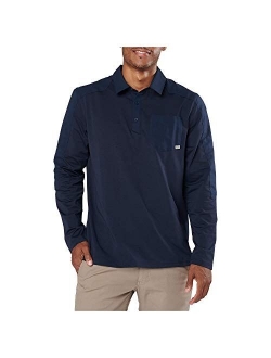 5.11 Tactical Men's Artillery Long Sleeve Polo, Patented Pen Pocket, Style 72125