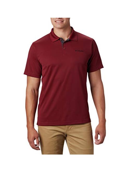 Columbia Men's Utilizer Short Sleeve Wicking Polo with Uv Protection