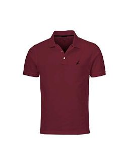 Men's Slim Fit Short Sleeve Solid Cotton Pique Polo Shirt