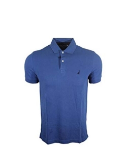 Men's Slim Fit Short Sleeve Solid Cotton Pique Polo Shirt