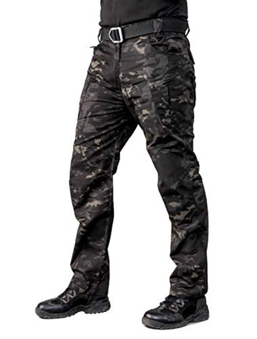 ANTARCTICA Mens Tactical Pants Water Repellent Ripstop Cargo Pants Military Army Combating Fishing Travel Hiking Casual