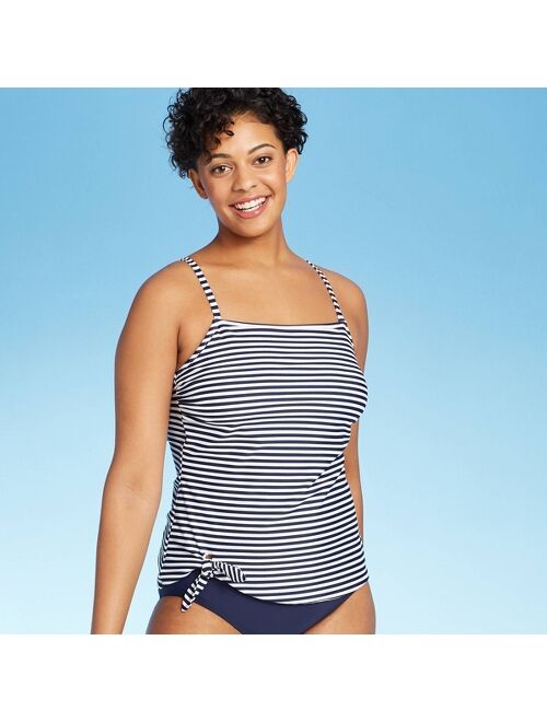 Women's Side-Tie Tankini Top - Kona Sol Navy