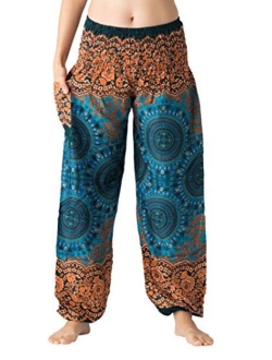 B BANGKOK PANTS Harem Pants Women Boho Clothes with Pockets