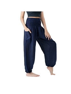 B BANGKOK PANTS Harem Pants Women Boho Clothes with Pockets