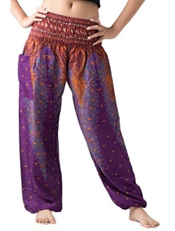 B BANGKOK PANTS Harem Pants Women Boho Clothes with Pockets