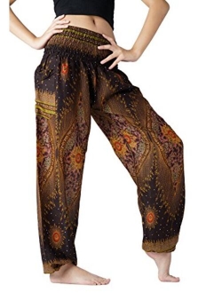 B BANGKOK PANTS Harem Pants Women Boho Clothes with Pockets