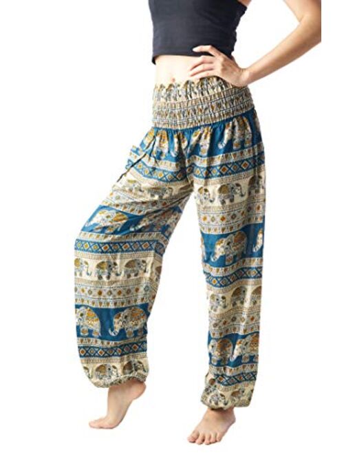 B BANGKOK PANTS Harem Pants Women Boho Clothes with Pockets