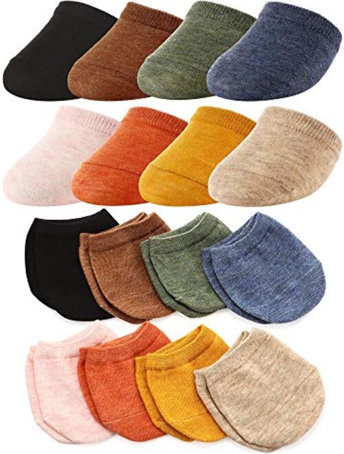 8 Pairs Toe Topper Liner Half Socks Seamless Women's Socks Cotton Toe Half Socks