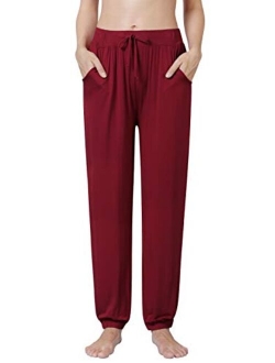 Air Curvey Casual Womens Pants Soft Lounge Pants Sleep Pajama Bottoms with Pocket